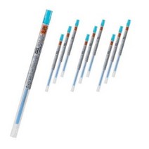 유니 시그노 스타일핏트 젤잉크 리필심 0.28mm UMR-109, 라이트블루, 90개
