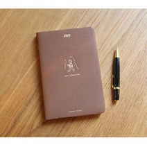 2023년 다이어리 하이옴 다이어리 고급 브라운