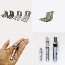 앵글 화스너 하스너 꺽쇠 각철 코너철 고정쇠 스텐 석재 석재용 80 100 50*150 150150 5t, 2. 스텐 세트 앙카, 3/8(삼부)x300mm, 1개