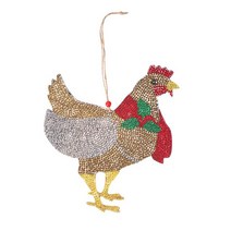 크리스마스트리풀장식 치킨 펜 던 DIY 다이아몬드 그림 정원 마당 홈 장식품 새 해 2022 나 탈 선물 3168056498, A