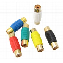 NETmate RCA F/F 연장 젠더(낱개)/6가지색상/양쪽 커넥터 모두 RCA Female(암)으로 이루어진 RCA연장 젠더/RCA, Tradesystem 본상품선택