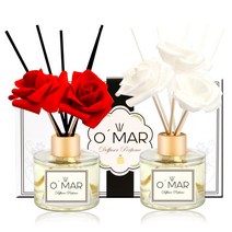 오마르 퍼퓸디퓨저 120ml 1+1 디퓨저세트, 라벤더