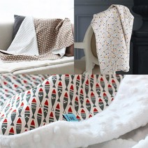 국산 무형광 유모차 블랭킷 극세사 무릎담요, A1. 퍼극세사_베이지