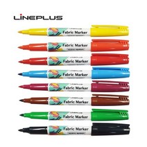 PDW68DEDE 라인플러스 마카 8색세트 패브릭 화이트보드, 1개