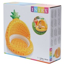 INTEX 파인애플 디자인의 재미있는 유아 풀장 120*94cm 그늘막 디자인으로 물놀이시 사용가능