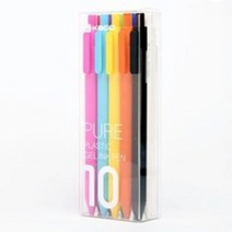 카코 퓨어 소프트 젤펜 0.5mm, 10개, 블랙