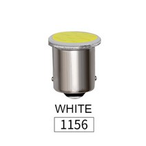 1x P21W 1157 Bay15d 1156 BA15S LED 방향 지시등 전구 COB 자동차 인테리어 라이트 주차 후진 브레이크 램프 화이트 레드 옐로우, [01] 1156 cob, [01] White