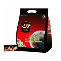 G7 퓨어 블랙 커피 수출용 2g, 200개입, 7팩