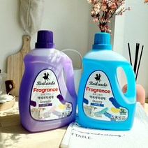 TwinsMall 바이란도 프라그란스 고농축 세탁세제 3리터 라벤더향 다우닝향 액체세제 일반드럼 겸용 세제, 2개
