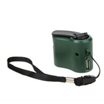 호환제품 야외 비상 핸드 크랭크 발전기 USB 전화 충전 범용 캠핑 도구, 03 Green