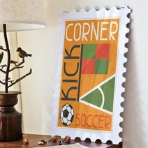 아트박스/꾸밈 nq248-행잉액자_아이러브싸커(우표세로대형)