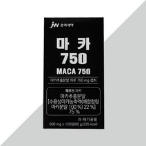 JW중외제약 마카 750 500mg x 120정