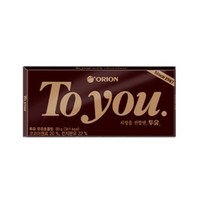 오리온 투유 우유초콜릿 60g 40개 한박스, 60g X 40개