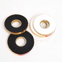 오렌지미싱 3080 실크 다대테이프 접착테이프형심지 다테테이프, 1롤, 식서형(검정)
