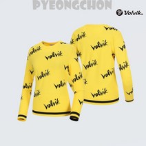 볼빅 여성용 골프 로고 패턴 니트 풀오버 VLKTM201