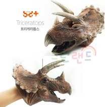 트리케라톱스 공룡인형 핸드퍼펫 소프트 손인형 동물장난감 손가면 공룡놀이 인형놀이, 벨로키랍토르