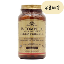 솔가 비타민 B 컴플렉스 위드 비타민C 250개입 B 콤플렉스 [미국 직배송], 1개, 250개