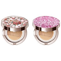 스타일71 풀커버 [복합] 쿠션2개 세트 [쿠션15g+쿠션15g] 45%세럼 [복합 피부 추천], 로즈21호+바이올렛핑크다이아글리터21호(복합), 1개