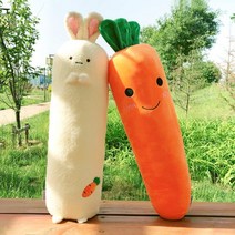 모찌 바디필로우 당근과 토끼 롱 수면 쿠션, 70CM