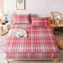 여름 침대쿨패드 싱글 킹 퀸 두꺼운 퀼트 매트리스 커버 면 매트리스 프로텍터 부드러운