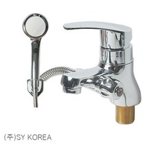 SY원홀세면기샤워겸용수전 세면기수전 세면기원홀, 1세트