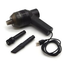 휴대용 미니 USB 진공 청소기 집진기 핸드 헬드 청소 키트 도구 가정용 자동차 컴퓨터 키보드 애완 동물 집, Black