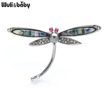 브로우치 샤브로치 배찌 벳찌 와펜 브로치 wuliamp 아기 전복 껍질 잠자리 여성용