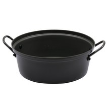 업소용 전골냄비 경질 국수냄비 알루미늄냄비, 냄비-블랙, 32cm
