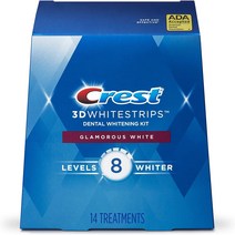 크레스트 3D 화이트 스트립스 치아미백 Crest 3D Whitestrips Glamorous White, 28스트립