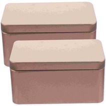 티백 보관함 차 주석 상자 통 금속 저장 용기빈 쿠키 양철커피 느슨한 주최자 항아리 용기 뚜껑 캐니스터 용기, 황금