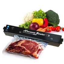 에서 선박 us 샤오미 자동 식품 진공 실러 포장기 씰링 기계 10 개/가방, [02] Black Vacuum Sealer, [02] US Plug