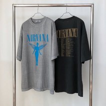 너바나 그런지 반팔 티셔츠 락밴드 모음