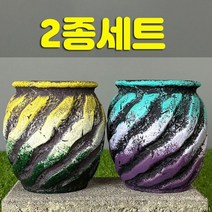 다육맘 수제화분 판타지2, 2종세트