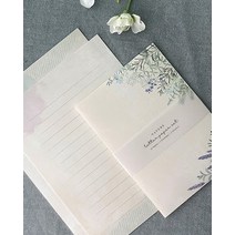 생일 기념일 축하 손 편지 편지지 봉투 세트 Nature