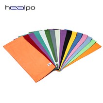 [힐포] 국산 항균 스포츠타올 5P 극세사 건식타월 인쇄 제작 운동 등산 수영 헬스 스웨이드 스포츠타월, 딥그린, 스웨이드 스포츠타올 60x20cm(1P), 7개