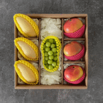 [추석선물세트] 프리미엄 명품 혼합과일세트 샤인머스켓 애플망고 골드망고 사과 배 혼합과일 한라봉 레드향 선물세트 현대백화점 과일세트 제이블릭 명절선물세트 명품과일 고급과일 특대과, 샤인머스켓+배+사과