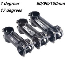 자전거스템 Racework-카본 파이버 초경량 자전거 라이저 7 17 마운틴 핸들 바 31.8mm-80/90/100mm, [01] 7degree 80mm