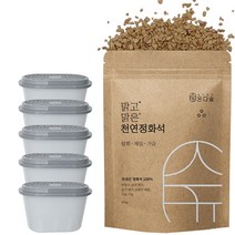 온다숲 반영구 천연 제습제 정화석 500g+용기5개