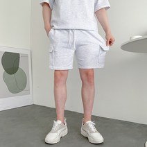 8컬러 여름 사방스판 카고 트레이닝 반바지