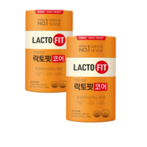 식약처 인증 인정 락토핏 생유산균 코어 프로바이오틱스 분말유산균 락토바실러스 온가족 맞춤형 생유산균 LACTO-5X 종근당건강 60포 장 비타민 영양제 홈쇼핑 방송 건강 식품, 60포 x 2통(4개월), 2개