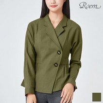 로엠 랩 자켓형 블라우스 RMBL94TRQ4