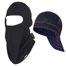 Fullsheild 2팩 Fr 페이스 마스크 풀 내화성 방한모 용접 커버 아크 플래시 헤드 프로텍터용 블랙-2개 555822, Balaclava&black Caps-2packs