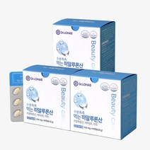 닥터로하스 수분촉촉 먹는 히알루론산 500mg x 60캡슐 1박스 이너뷰티 보습 피부영양제 비타민E 아연, 히알루론산 3박스(180정)