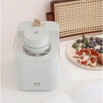 젤라또기계 아이스크림 자동 미니 수제 간식제조기, 바닐라 화이트