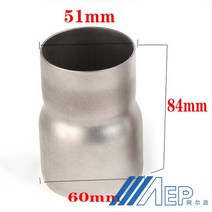 호환 오토바이 배기 컨버터 어댑터 감속기 커넥터 파이프 튜브 60mm 51mm51mm 38mm51mm 51mm 입구 CB400, [01] one piece A
