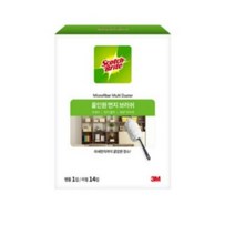 3M 올인원 먼지떨이 스타터팩 핸들 + 리필 14개, 흰색, 2개
