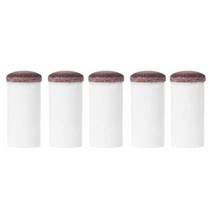 당구팁 초크 큐팁 당구 팬 엔터테인먼트를위한 5pcs 슬립 온 풀 큐 팁 플라스틱 큐, 11mm