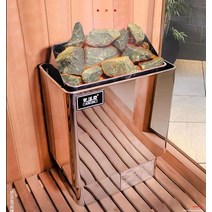 건식 사우나 스토브 히터 찜질방 방열기 증기 한증막, 4.5KW 외부 제어로( 3-6m³에 적합)