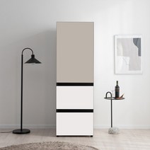 [리센트] 커스텀 3도어 주방수납장 600(광폭형), 문 열리는 방향:우측형