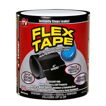 FLEXTAPE 미국 홈쇼핑 대박히트 초강력 방수 테이프, 플랙스테이프(소) 블랙